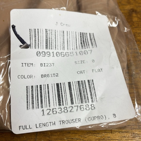 Jcrew Drapey cupro-blend trouser BI237 - Picture 4 of 5